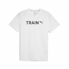 Camiseta de Manga Corta Hombre Puma Graphic  Blanco