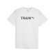 Camiseta de Manga Corta Hombre Puma Graphic  Blanco