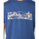 Camiseta de Manga Corta Hombre Rip Curl Paradise Land Azul