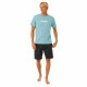 Camiseta de Manga Corta Hombre Rip Curl Big Mumma Icon  Azul cielo
