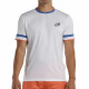 Camiseta de Manga Corta Hombre Bullpadel limar  Blanco