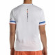 Camiseta de Manga Corta Hombre Bullpadel limar  Blanco