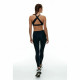 Top Deportivo de Mujer Black Limba Skyline Mesh Negro