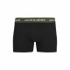 Men's Boxer Shorts Jack & Jones Jacaron Solid Trunks Black