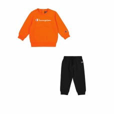 Conjunto Deportivo para Bebé Champion Crewneck Suit Naranja Naranja Oscuro