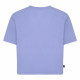 Camiseta de Manga Corta Infantil Converse Chuck Patch Boxy Violeta