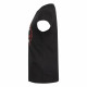 Camiseta de Manga Corta Infantil Converse Timeless Chick Patch Negro