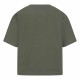 Child's Short Sleeve T-Shirt Converse Chuck Patch Boxy Olive