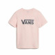 Women’s Short Sleeve T-Shirt Vans Drop V Ss Crew Salmon
