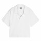 Women’s Short Sleeve Polo Shirt Puma HER White Multicolour