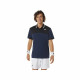 Men’s Short Sleeve Polo Shirt Asics Court Navy Blue