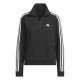 Chaqueta Deportiva para Mujer Adidas 3S Ft Qz Negro