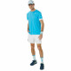 Camiseta Deportiva de Manga Corta Asics Court Ss Top Azul cielo Tenis