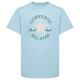 Camiseta de Manga Corta Infantil Converse Sustainable Core Sse Azul cielo