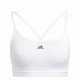 Sujetador Deportivo Adidas Aeroreact Ls P Blanco