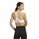 Sujetador Deportivo Adidas Aeroreact Ls P Blanco