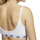 Sujetador Deportivo Adidas Pureb Ls Blanco