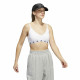 Sujetador Deportivo Adidas Pureb Ls Blanco