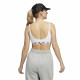 Sujetador Deportivo Adidas Pureb Ls Blanco
