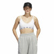 Sujetador Deportivo Adidas Pureb Ls Blanco