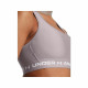 Sujetador Deportivo Under Armour CroSSback Mid Gris