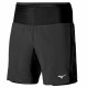 Pantalones Cortos Deportivos para Hombre Mizuno Multi Pocket 2In1 7.5 Negro