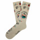 Socks Jimmy Lion Athletic Frida Viva Mexic White 41-46