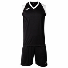 Conjunto Deportivo para Adultos Joma Sport Final II Negro Multicolor 2 Piezas