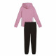 Children’s Tracksuit Puma Hooded Sweat Suit Fleece Cl Black Pink 2 Pieces