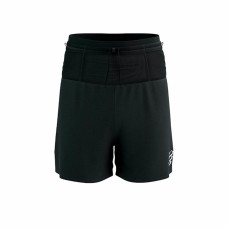 Pantalón Largo Deportivo Compressport Racing 2-In-1 Negro Hombre