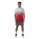 Pantalones Cortos Deportivos para Hombre Drop Shot Benara Lima Gris