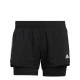 Pantalones Cortos Deportivos para Mujer Adidas Pacer Negro