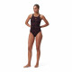 Women’s Bathing Costume Speedo Hyperboom Allover Orange