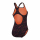 Women’s Bathing Costume Speedo Hyperboom Allover Orange