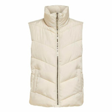 Chaleco de Mujer Jack & Jones Jdyfinno Life Short Padd Blanco