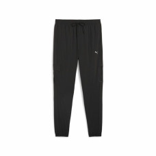 Adult's Tracksuit Bottoms Puma Flex Woven Cargo Black Men
