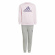 Chándal Infantil Adidas Lk Bos Jog Fleece Rosa
