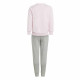 Chándal Infantil Adidas Lk Bos Jog Fleece Rosa