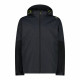 Men's Sports Jacket Campagnolo Zip Detachable Inner Black