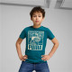 Camiseta de Manga Corta Infantil Puma Ess+ Mid 90S Graphic Azul