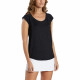 Camiseta para Mujer sin Mangas Ditchil Negro