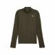 Sudadera sin Capucha Hombre Puma Flex 1/4 Zip Verde oscuro