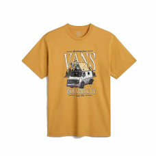 Camiseta de Manga Corta Hombre Vans Roughin It Ss Crew Naranja Oscuro