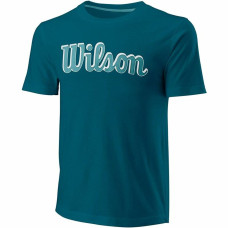 Camiseta de Manga Corta Hombre Wilson Azul