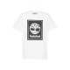 Camiseta de Manga Corta Hombre Timberland Stack Logo Blanco