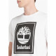 Camiseta de Manga Corta Hombre Timberland Stack Logo Blanco