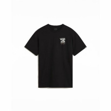 Camiseta de Manga Corta Hombre Vans Growin On U Ss Crew Negro