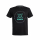 Camiseta Deportiva de Manga Corta Munich Negro
