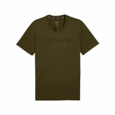 Camiseta Deportiva de Manga Corta Puma Energy Cloudspun Graphic Dorado