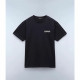 Camiseta de Manga Corta Hombre Napapijri S-Linth Ss Negro